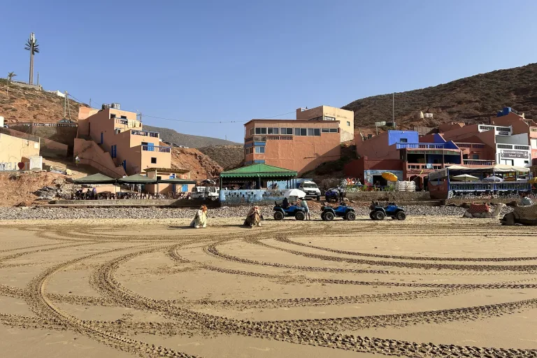 Legzira and a Night in the Sand from Taghazout in Agadir, Morocco