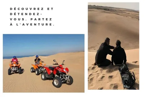2 Activities in 1 from Taghazout: Quad Biking and Sandboarding in Agadir, Morocco