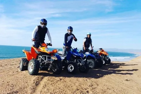 2 Activities in 1 from Taghazout: Quad Biking and Sandboarding in Agadir, Morocco