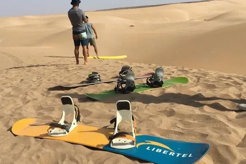 2 Activities in 1 from Taghazout: Quad Biking and Sandboarding in Agadir, Morocco