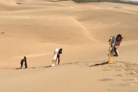2 Activities in 1 from Taghazout: Quad Biking and Sandboarding in Agadir, Morocco